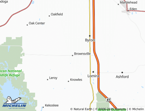 MICHELIN-Landkarte Brownsville - ViaMichelin