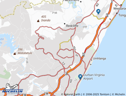 MICHELIN Sunford map - ViaMichelin
