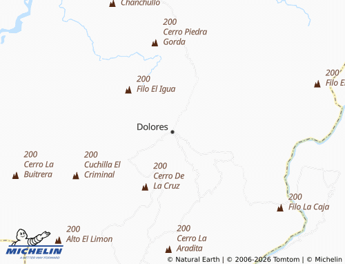 Mappa MICHELIN Dolores - ViaMichelin