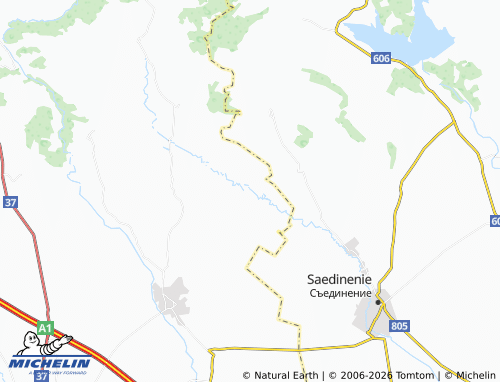 MICHELIN-Landkarte Topoli dol - ViaMichelin