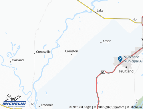 Carte MICHELIN Cranston - ViaMichelin