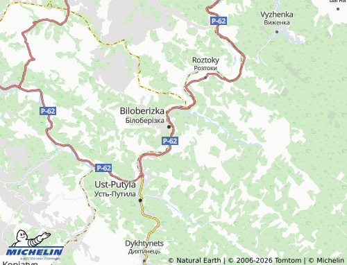 Mappa MICHELIN Petrashi - ViaMichelin