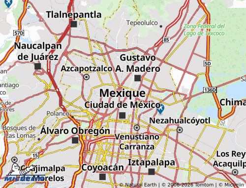 Mapa MICHELIN Peralvillo - ViaMichelin