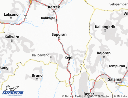 MICHELIN Glagah map - ViaMichelin