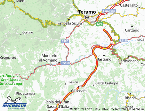MICHELIN-Landkarte Collevecchio - ViaMichelin