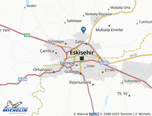 MICHELIN Kırmızıtoprak map - ViaMichelin