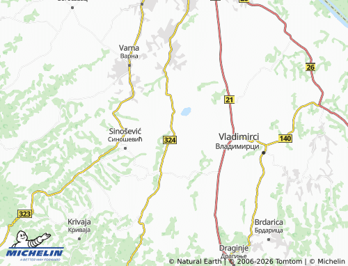 Mapa MICHELIN Zablaće - ViaMichelin