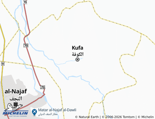 MICHELIN Kufa map - ViaMichelin