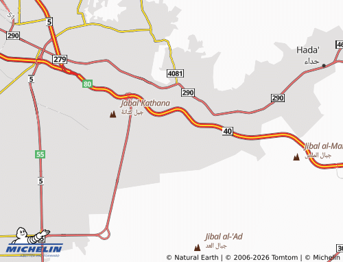 Carte MICHELIN al-'Atheer - ViaMichelin