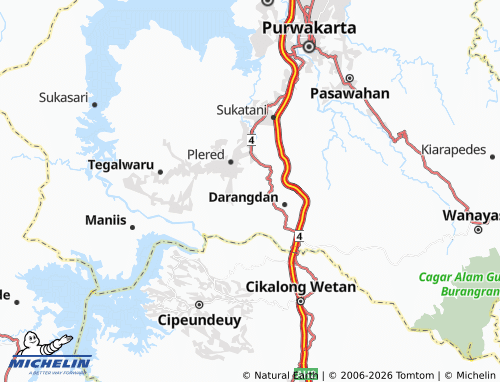 Mapa MICHELIN Sempur - ViaMichelin