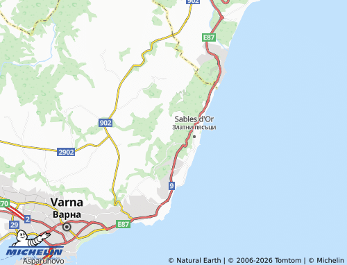 Mappa MICHELIN mestnost Perchemliyata - ViaMichelin