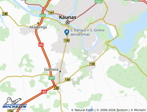 MICHELIN Seniava map - ViaMichelin
