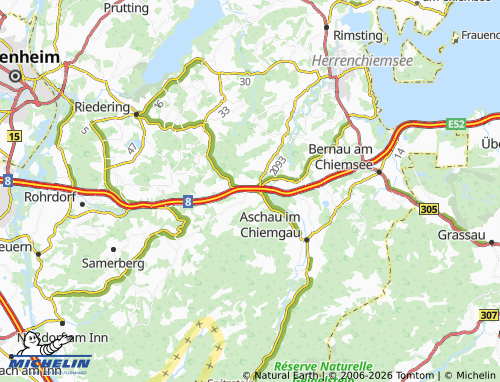 Mappa MICHELIN Frasdorf - ViaMichelin