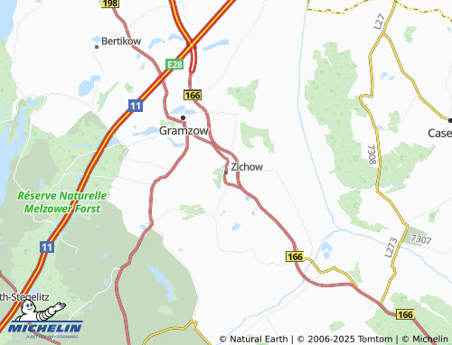 Mappa MICHELIN Zichow - ViaMichelin