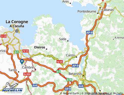 MICHELIN-Landkarte Castro - ViaMichelin