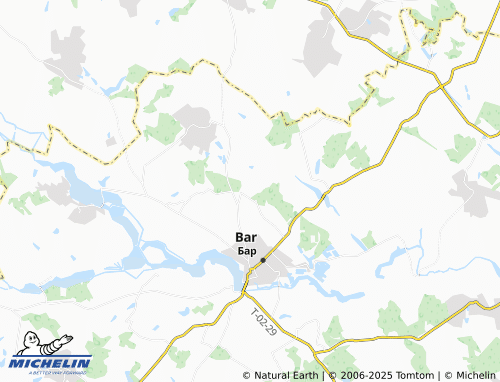 MICHELIN Shpyrky map - ViaMichelin