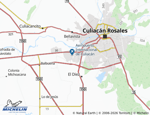 Kaart MICHELIN Villas de Cortez - ViaMichelin