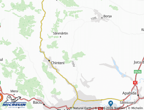 MICHELIN-Landkarte Pădureni - ViaMichelin