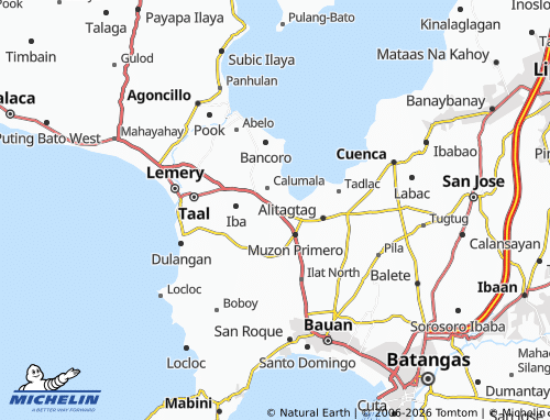 MICHELIN Santa Teresita map - ViaMichelin