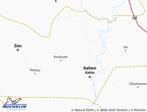 MICHELIN Blaguiéhi map - ViaMichelin