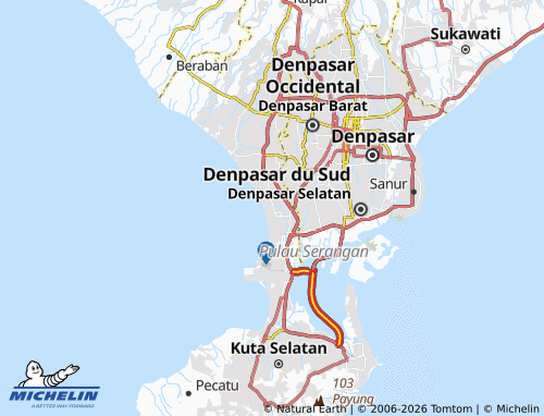 Mappa MICHELIN Legian - ViaMichelin