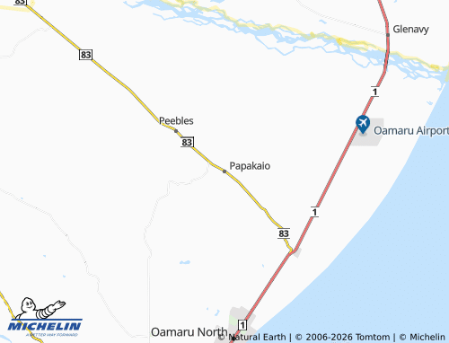 Mapa MICHELIN Papakaio - ViaMichelin