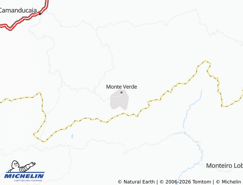 MICHELIN Monte Verde map - ViaMichelin