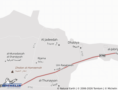 MICHELIN-Landkarte Al Jadeedah - ViaMichelin