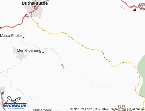 Kaart MICHELIN Boithatelo - ViaMichelin