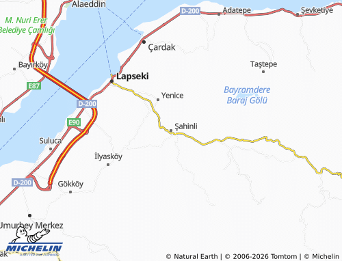 Mappa MICHELIN Şahinli - ViaMichelin