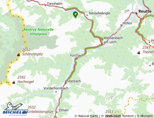 Mapa MICHELIN Forchach - ViaMichelin