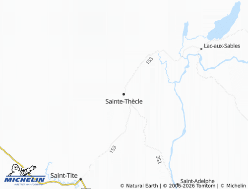 MICHELIN Sainte-Thècle map - ViaMichelin