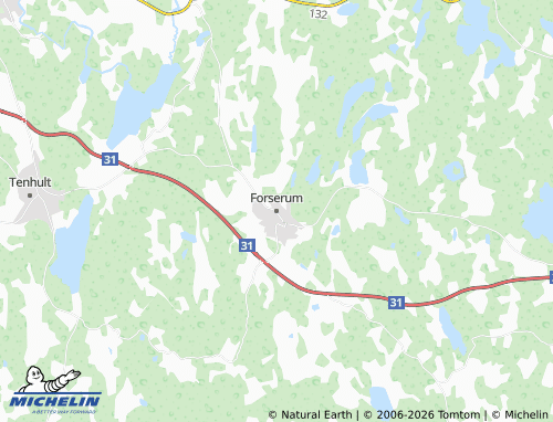 Carte MICHELIN Forserum - ViaMichelin