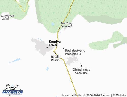 MICHELIN-Landkarte Rozhdestveno - ViaMichelin