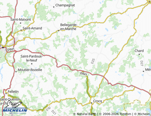 Mapa MICHELIN Murzeix - ViaMichelin