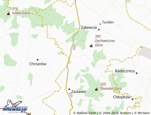 Mapa MICHELIN Gródki - ViaMichelin