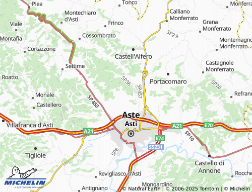 MICHELIN Valmanera map - ViaMichelin