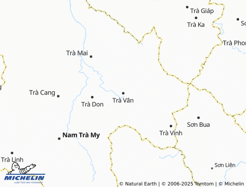 MICHELIN Trà Vân map - ViaMichelin