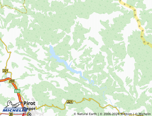 Mapa MICHELIN Gostuša - ViaMichelin