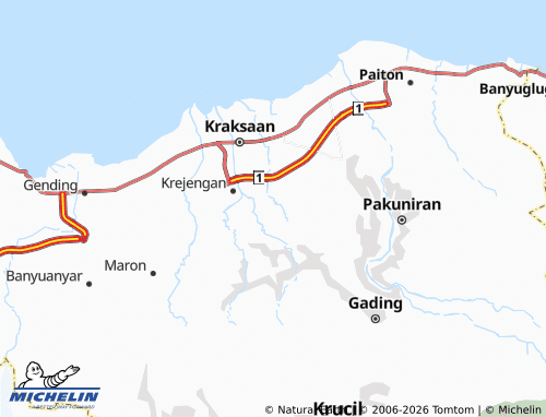 Carte MICHELIN Kedungcaluk - ViaMichelin