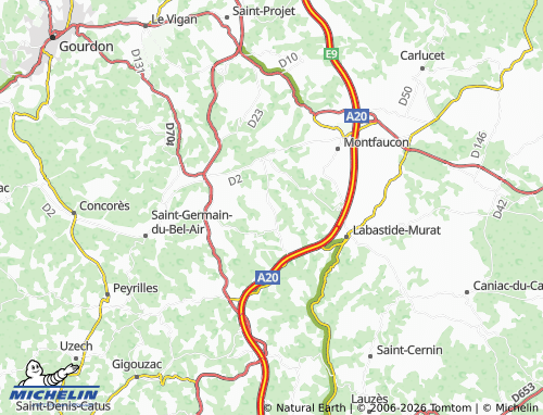 Mapa MICHELIN Beaumat - ViaMichelin