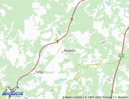MICHELIN Ürjaste map - ViaMichelin