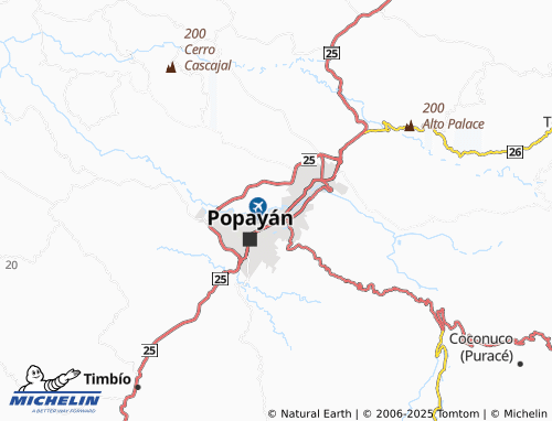 MICHELIN Campamento map - ViaMichelin
