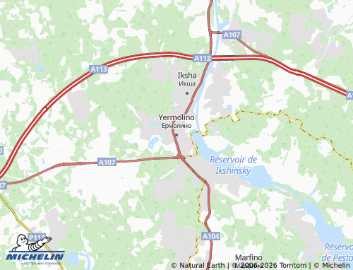 Carte MICHELIN Yermolino - ViaMichelin