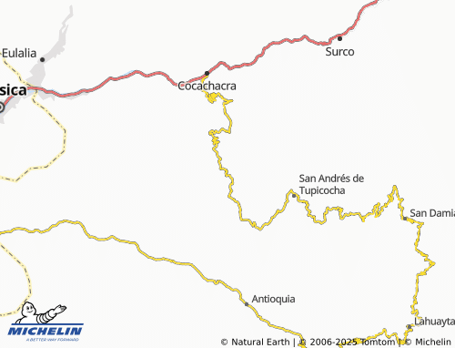 MICHELIN Santiago de Tuna map - ViaMichelin