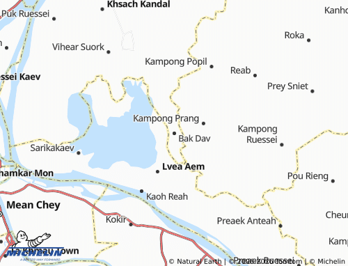Mapa MICHELIN Bak Dav - ViaMichelin