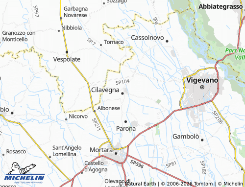 Mappa MICHELIN Cilavegna - ViaMichelin