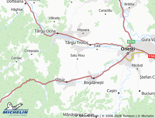 Mapa MICHELIN Satu Nou - ViaMichelin