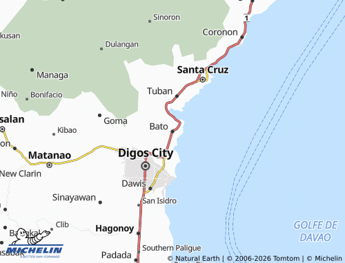 MICHELIN Bato map - ViaMichelin