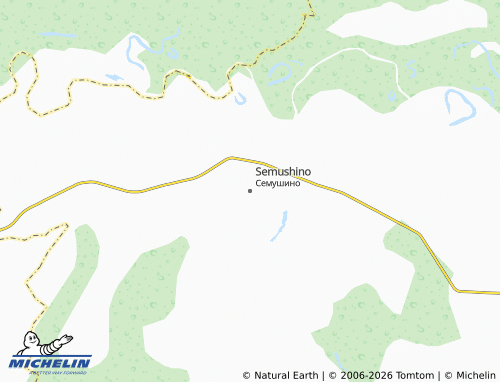 MICHELIN-Landkarte Semushino - ViaMichelin